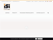 Tablet Screenshot of isiplast.com
